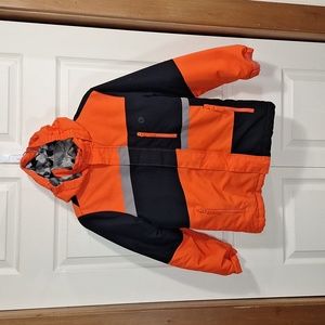 Athletek winter coat - orange/black - 10/12 L